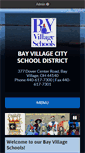 Mobile Screenshot of bayvillageschools.com